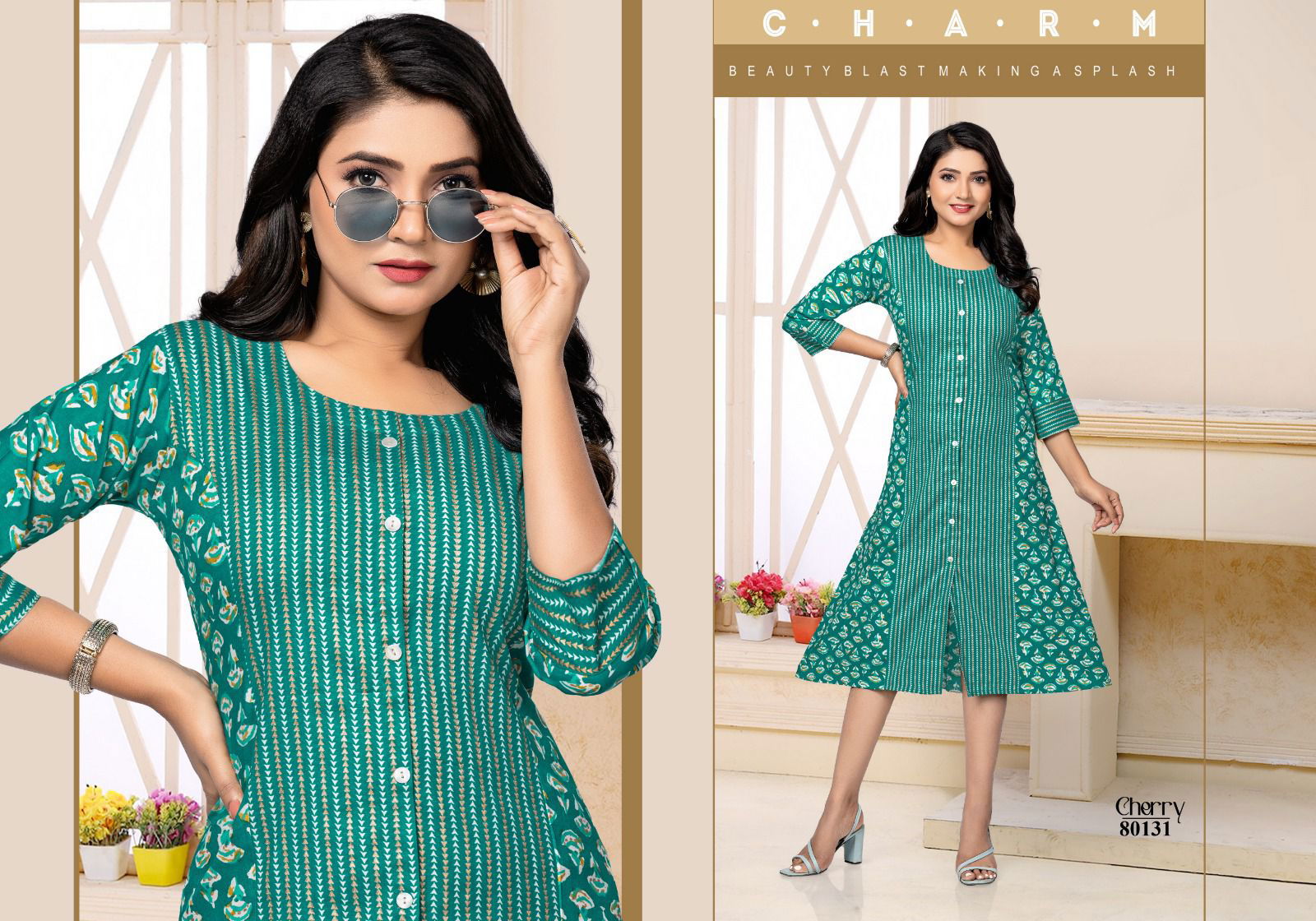 Cherry By Mayra 81031 To 80136 Printed Kurtis Catalog